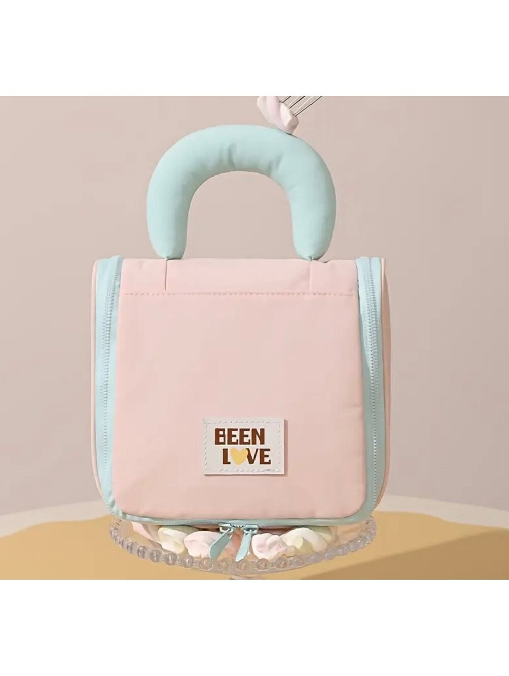 New - Super Cute -Multifunctional Hanging Cosmetic/Toiletries Bag - Pink /Blue